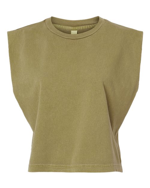 American Apparel 307GD Women's Heavyweight Cotton Garment-Dyed Muscle Tee