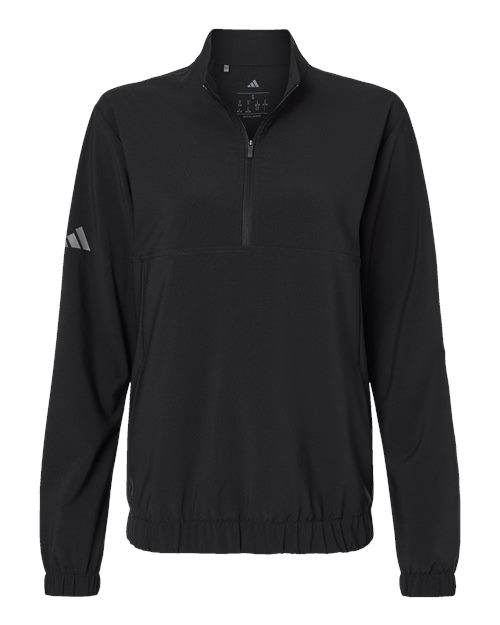Adidas A706 Women's Stretch Woven Half-Zip Pullover