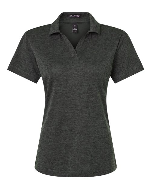 AllPro 4HM00L Women's Pro-Lock Performance Mélange Polo