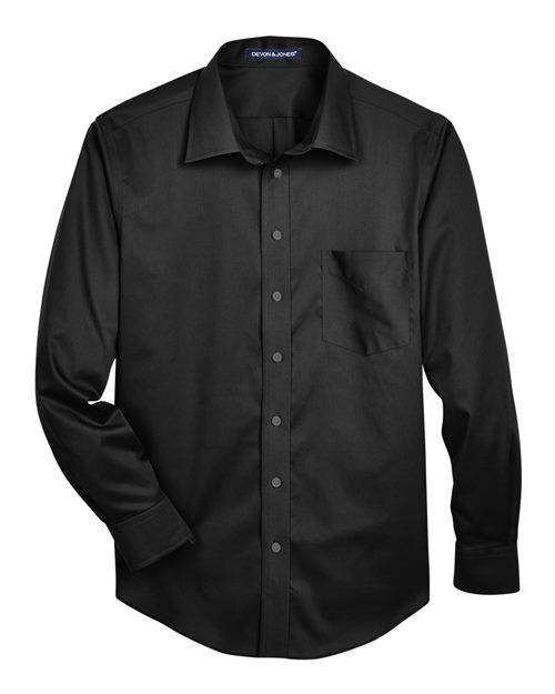 Devon & Jones DG530T Men's Tall Crown Collection® Solid Stretch Twill Woven Dress Shirt