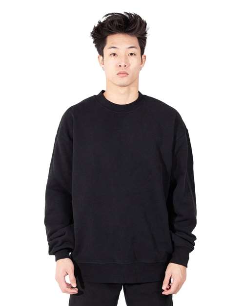 Shaka Wear SHGFC Unisex Los Angeles Garment-Dyed Crewneck Sweatshirt