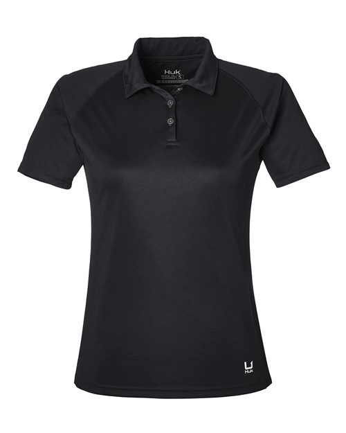 HUK H612L03 Women’s LoPro Solid Performance Polo
