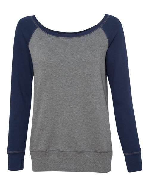 BELLA + CANVAS 7501 Women’s Sponge Fleece Wide Neck Sweatshirt