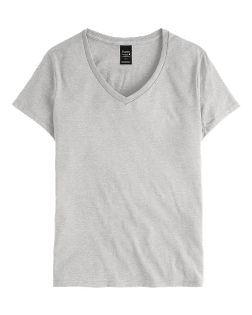 Hanes S04V Women's Perfect-T V-Neck T-Shirt