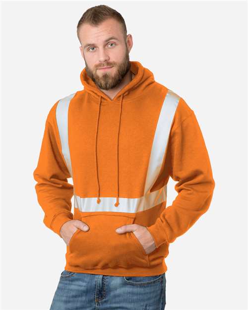Bayside 3796 Unisex USA-Made Hi-Visibility Hooded Sweatshirt