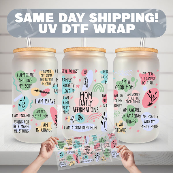MOM DAILY AFFIRMATION CUP WRAP DESIGN 1