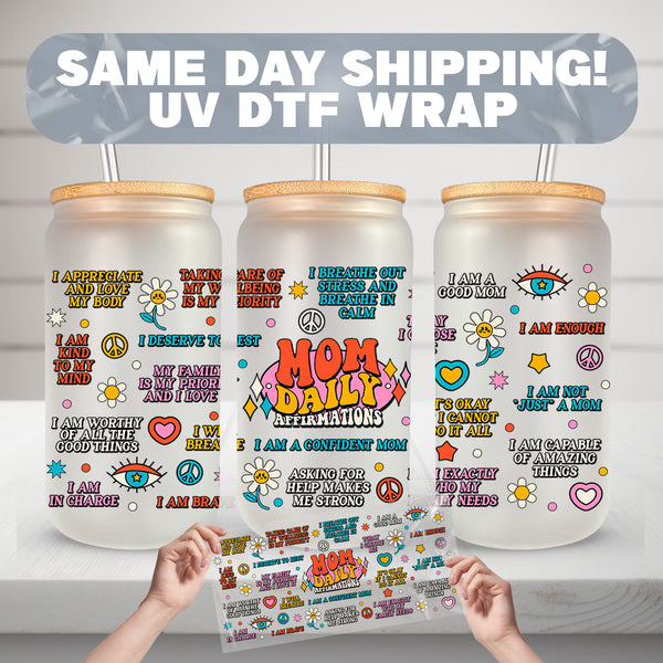 MOM DAILY AFFIRMATION CUP WRAP DESIGN 2