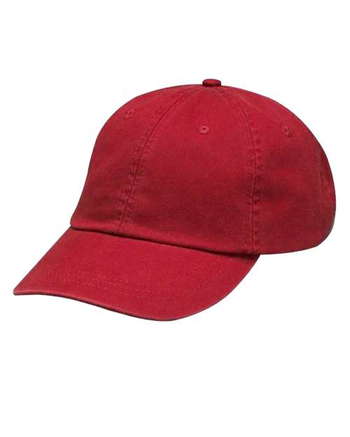 Adams Headwear LP104 Optimum II True Color Dad Hat - Red