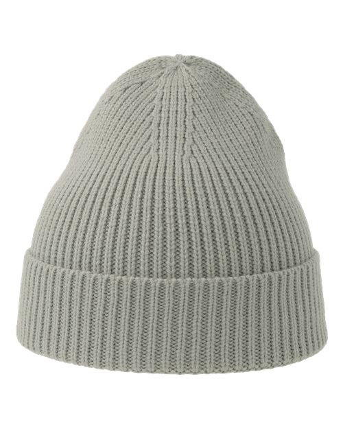 Load image into Gallery viewer, Atlantis Headwear ANDY Sustainable Fine Rib Cuffed Beanie - Light Grey
