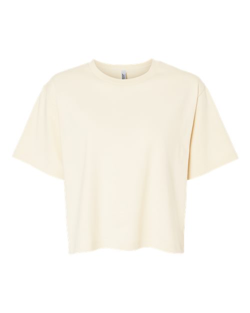 Load image into Gallery viewer, American Apparel 102 Women's Fine Jersey Mid-Length Boxy Tee - Creme
