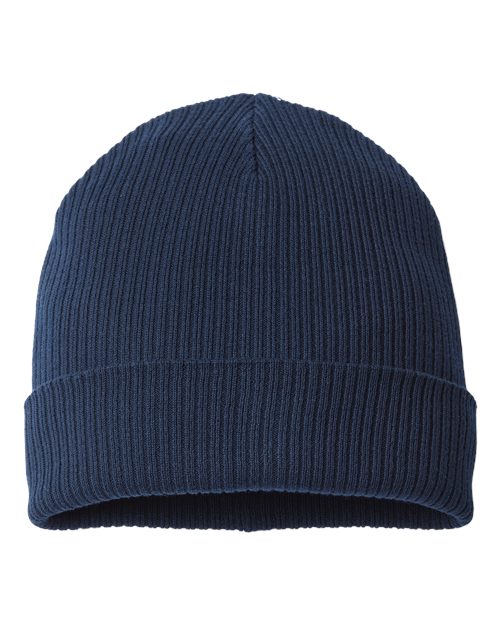 Atlantis Headwear NELSON Sustainable Cuffed Beanie - Navy