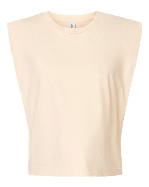 American Apparel 307GD Women's Heavyweight Cotton Garment-Dyed Muscle Tee - Faded Cream