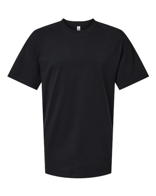 American Apparel 5389 Unisex Sueded Tee - Sueded Black