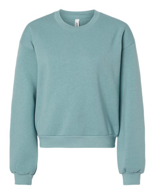 Load image into Gallery viewer, American Apparel RF494 Women's ReFlex Fleece Crewneck Sweatshirt - Arctic
