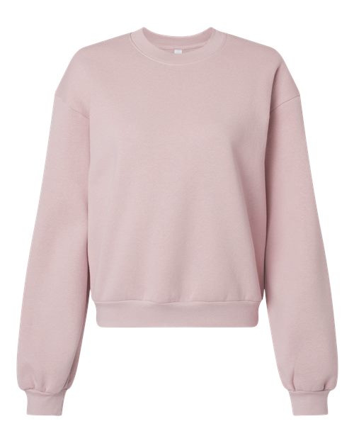 Load image into Gallery viewer, American Apparel RF494 Women's ReFlex Fleece Crewneck Sweatshirt - Blush
