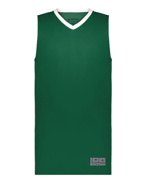 Load image into Gallery viewer, Augusta Sportswear 6886 Men's Match-Up Basketball Jersey - Dark Green/ White
