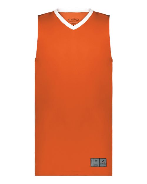Load image into Gallery viewer, Augusta Sportswear 6886 Men's Match-Up Basketball Jersey - Orange/ White
