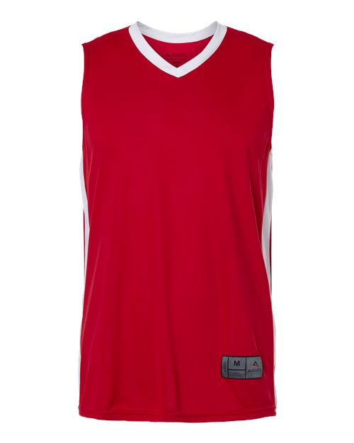 Load image into Gallery viewer, Augusta Sportswear 6886 Men's Match-Up Basketball Jersey - Scarlet/ White
