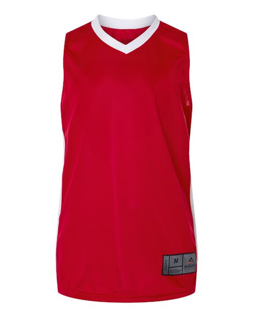 Augusta Sportswear 6887 Youth Match-Up Basketball Jersey - Scarlet/ White