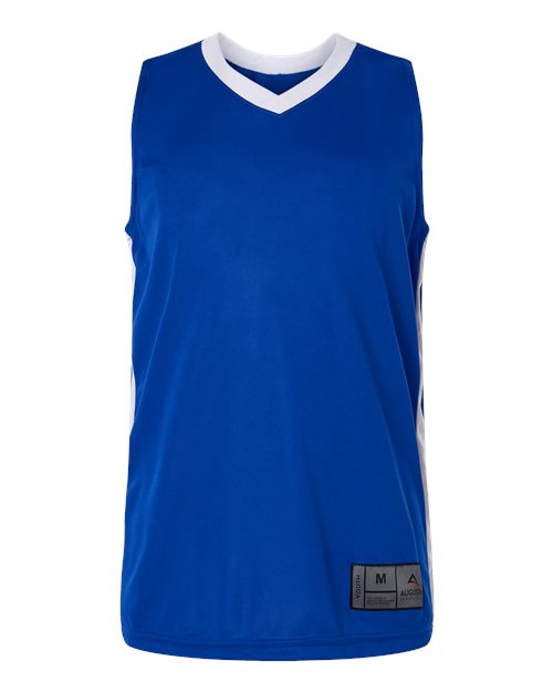 Load image into Gallery viewer, Augusta Sportswear 6887 Youth Match-Up Basketball Jersey - Royal/ White
