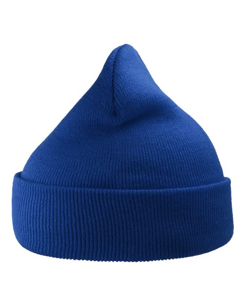 Load image into Gallery viewer, Atlantis Headwear WIND Sustainable 12" Knit Beanie - Royal
