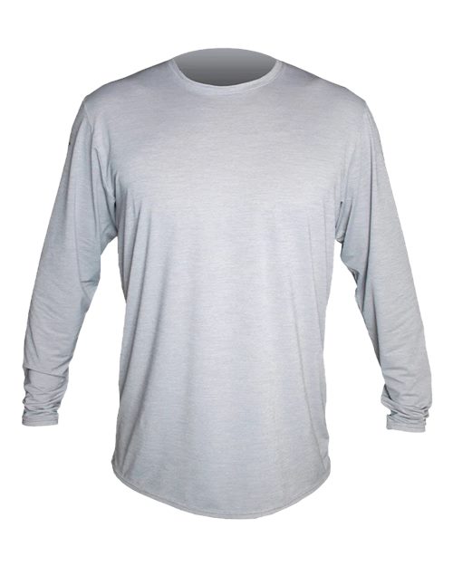 ANETIK MVLPRL8 Men's Low Pro Tech Long Sleeve T-Shirt - Alloy Heathered