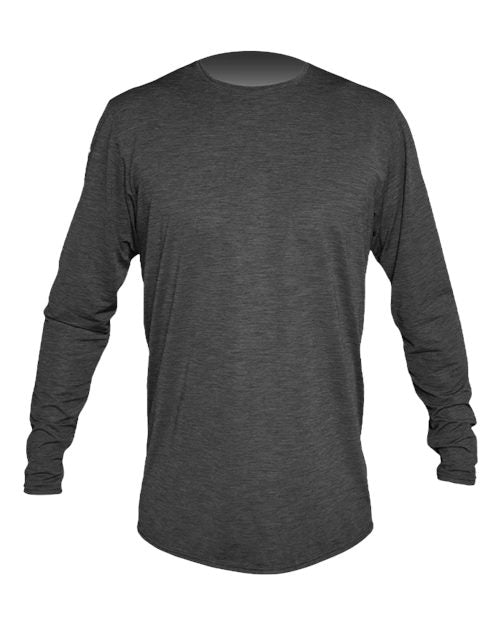 ANETIK MVLPRL8 Men's Low Pro Tech Long Sleeve T-Shirt - Charcoal Heathered