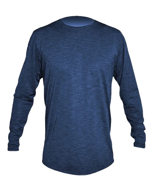 ANETIK MVLPRL8 Men's Low Pro Tech Long Sleeve T-Shirt - Navy Heathered