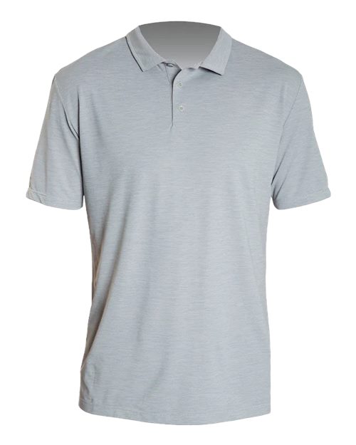 Load image into Gallery viewer, ANETIK MPLPRS0 Men's Low Pro Tech Polo - Alloy Heathered
