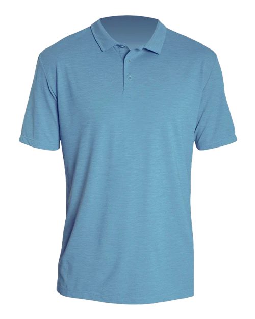 Load image into Gallery viewer, ANETIK MPLPRS0 Men's Low Pro Tech Polo - Bahama Heathered
