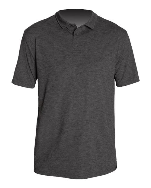 Load image into Gallery viewer, ANETIK MPLPRS0 Men's Low Pro Tech Polo - Charcoal Heathered
