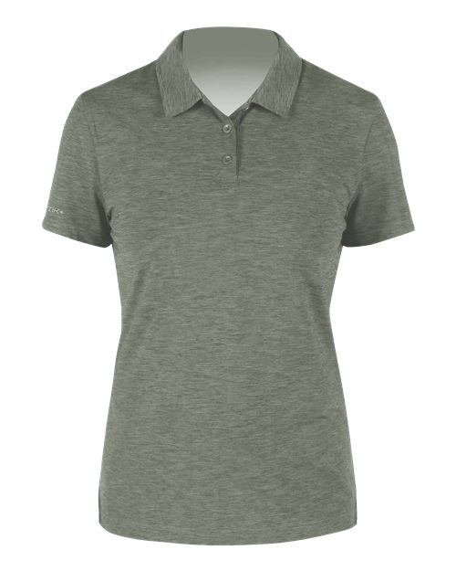 Load image into Gallery viewer, ANETIK WPBRZS1 Women's Breeze Tech Polo - Dark Olive Heathered

