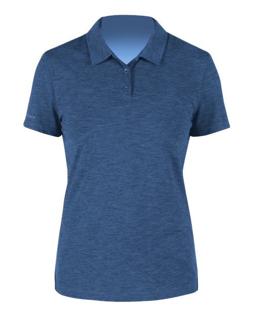 Load image into Gallery viewer, ANETIK WPBRZS1 Women's Breeze Tech Polo - Navy Heathered
