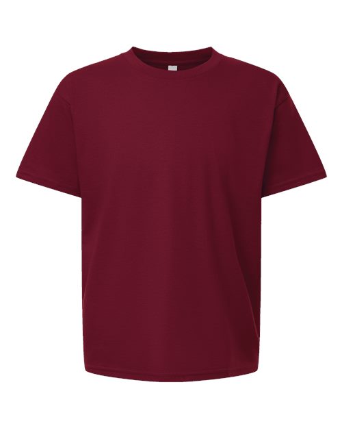Load image into Gallery viewer, American Apparel 2001Y Youth Fine Jersey Tee - Cranberry
