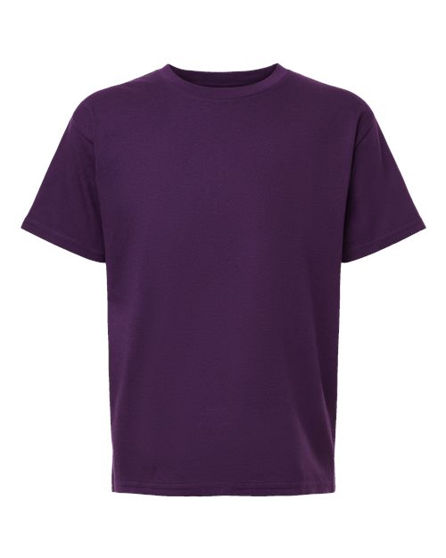 Load image into Gallery viewer, American Apparel 2001Y Youth Fine Jersey Tee - Eggplant
