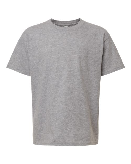 American Apparel 2001Y Youth Fine Jersey Tee - Heather Grey