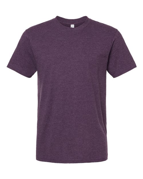 American Apparel 2001CVC Unisex CVC Tee - Heather Eggplant