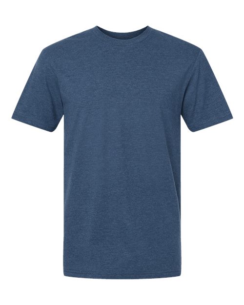 Load image into Gallery viewer, American Apparel 2001CVC Unisex CVC Tee - Heather Sea Blue
