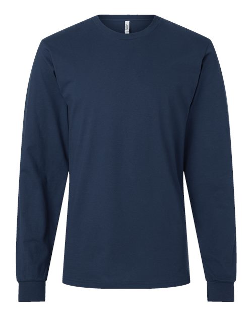 American Apparel 2007 Unisex Fine Jersey Long Sleeve Tee - Sea Blue