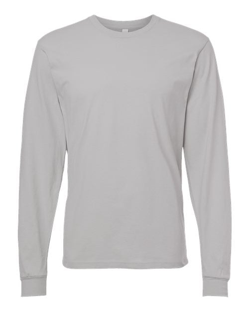 Load image into Gallery viewer, American Apparel 2007 Unisex Fine Jersey Long Sleeve Tee - New Silver

