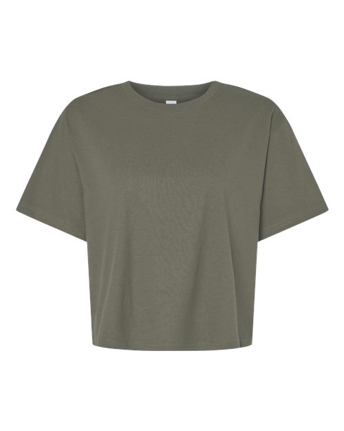 Load image into Gallery viewer, American Apparel 102 Women's Fine Jersey Mid-Length Boxy Tee - Lieutenant
