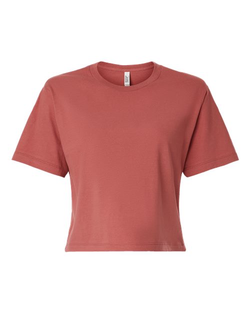 American Apparel 102 Women's Fine Jersey Mid-Length Boxy Tee - Canyon