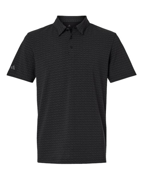 Load image into Gallery viewer, Adidas A702 Men's Blended Printed Polo - Black
