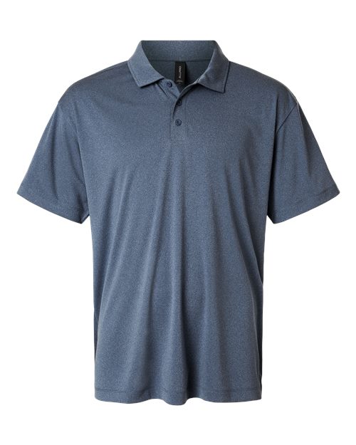 AllPro 41800 Men's Pro-Lock Performance Polo - Heather Navy