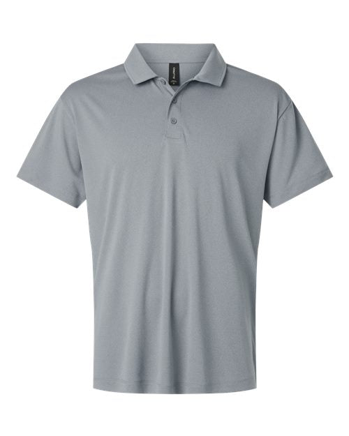 AllPro 41800 Men's Pro-Lock Performance Polo - Heather Steel