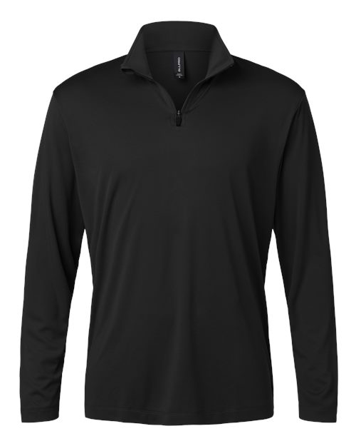 AllPro 41870 Men's Pro-Lock Performance Quarter-Zip Pullover - Black