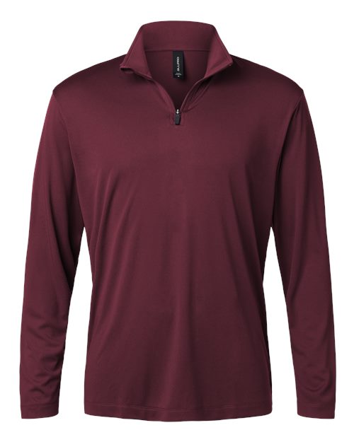 Load image into Gallery viewer, AllPro 41870 Men's Pro-Lock Performance Quarter-Zip Pullover - Maroon
