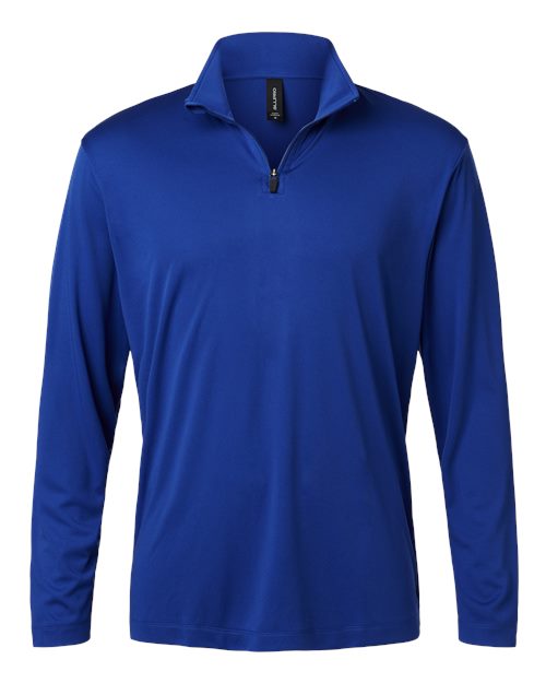 AllPro 41870 Men's Pro-Lock Performance Quarter-Zip Pullover - Royal