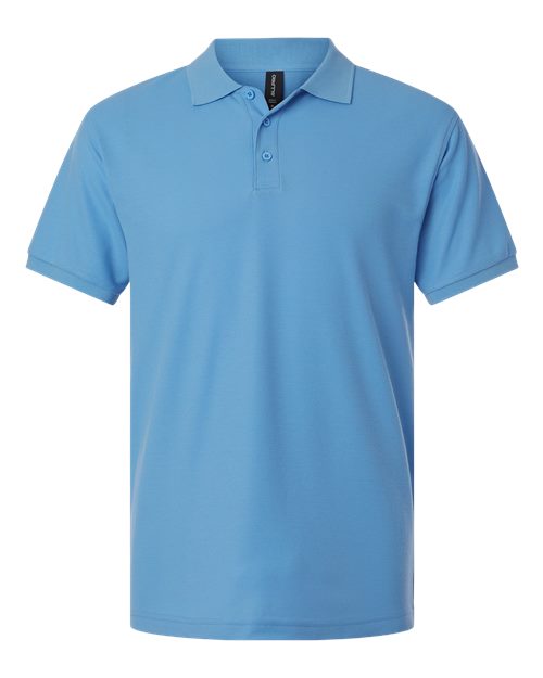 AllPro 62800 Men's Pique Polo - Carolina Blue