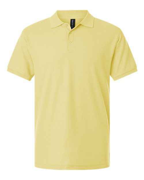 AllPro 62800 Men's Pique Polo - Light Yellow